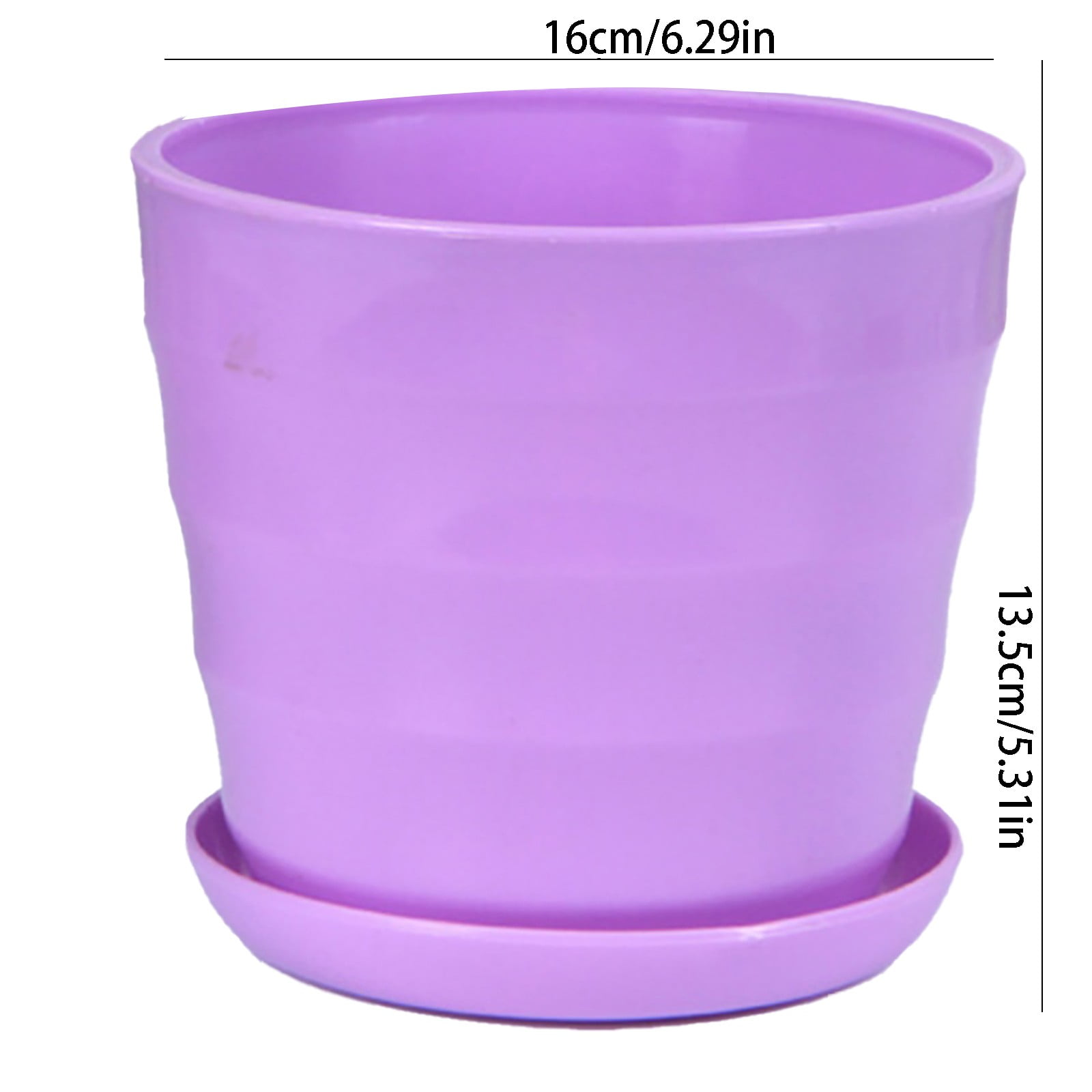 UYUH Unique Boho Design Colourful Plastic Succulent Flower Pot, Beautiful Decorative Planter for Indoor and Outdoor Gardening, Modern Home Garden Ornament Decoration