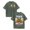 Army Green_006, variant on Vintage Halloween Shirts Men Ghost Printed Distressed Washed Short Sleeve Crew-Neck Tshirts Trendy Comfortable Relaxed Fit Top Army Green 4XL