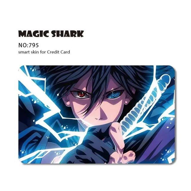 Fashion Cartoon Anime Game PVC Matte Film Sticker Case Skin for Credit Card Big Small No Chip 795 Small Chip