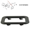 thumbnail image 2 of Interior Inside Door Handle Trim Bezel For BMW E30 E28 E23 E24 Serie 51211876043, 2 of 5