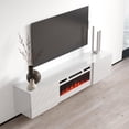 thumbnail image 4 of Meble Furniture Floating Television Stands, Particle Board White, 13.60" x 72" x 14.70", 4 of 5