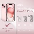 thumbnail image 2 of JETech Ultra Slim (0.35mm Thin) Case for iPhone 15 Plus 6.7-Inch, Camera Lens Cover Full Protection, Lightweight Matte Finish PP Hard Minimalist Case, Support Wireless Charging (Pink), 2 of 6