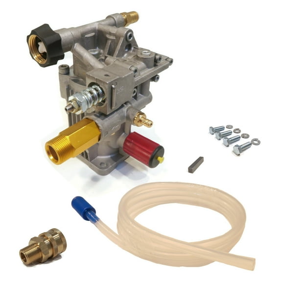 The ROP Shop 2600 PSI 2.4 GPM 7/8" Horizontal Shaft | Himore 308418003 Hardware Kit 2.4G26 PRESSURE WASHER PUMP