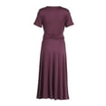 thumbnail image 2 of Franhais Womens V Neck Long Dress Formal Cocktail Party Evening Plus Size, 2 of 10