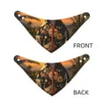 thumbnail image 3 of Naloa Flower Field Poodle Dog Bandana Large and Small-Dog Scarf Bib Handkerchief Accessories for Dogs and Cats(S-L)-Large, 3 of 5