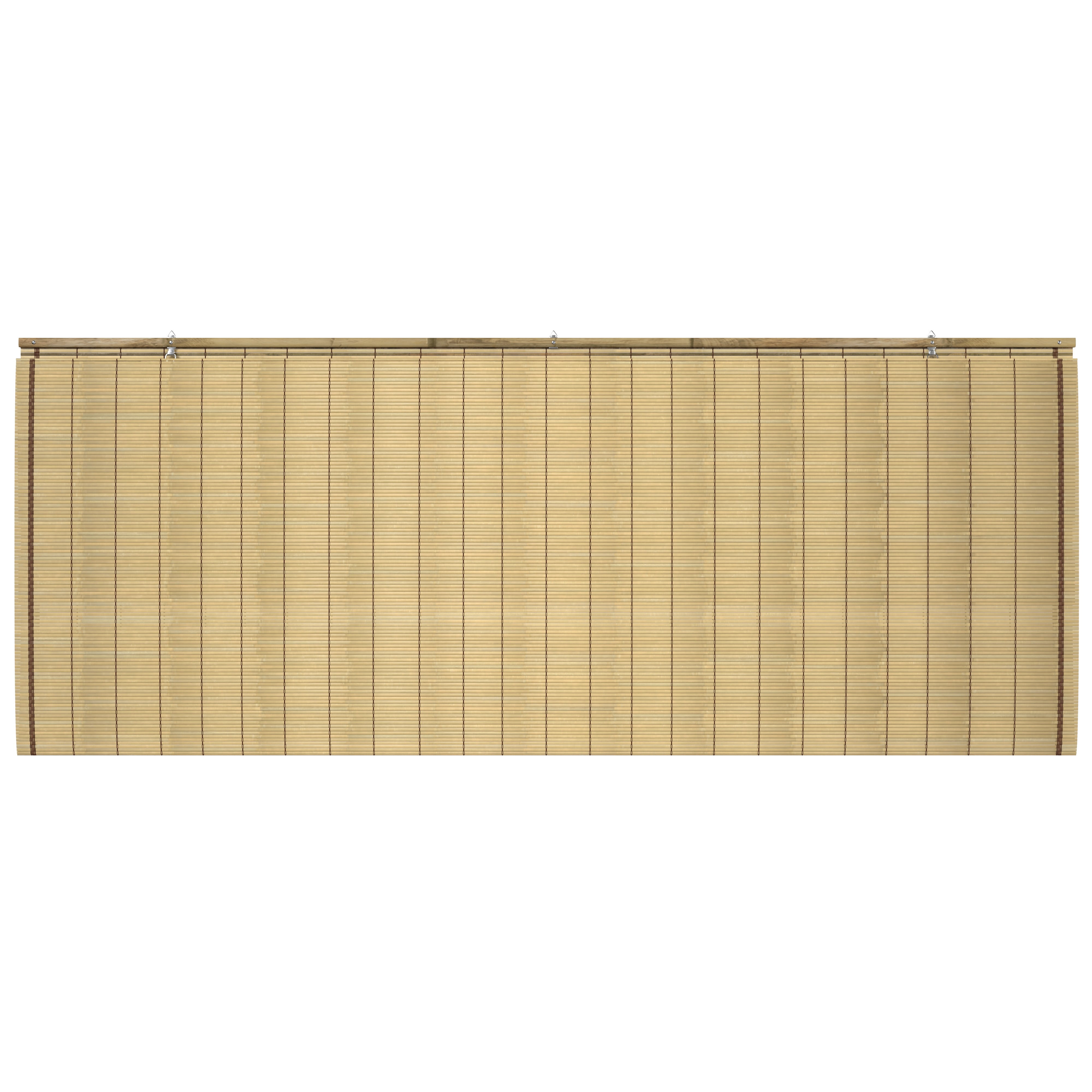 Red Lantern Burnt Bamboo Cordless Window Shade - Tortoise 72" W