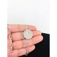 thumbnail image 6 of Figaro Link Chain Necklace For Men or Womens in Sterling Silver 925 22" 4mm 10g Everyday Necklace / Cadena Figaro Link en Plata Pura Para Hombre y Mujer, 6 of 6