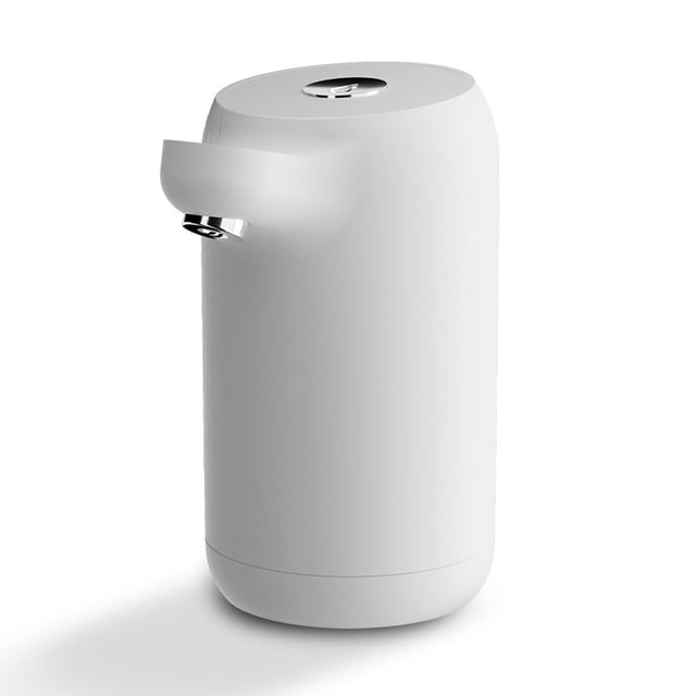 Dispensador Automático Bomba Recargable USB para Cubos Al Aire Libre () Blanco