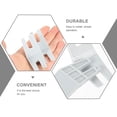 FOMIYES 2Pcs Button Fastening Plate, Plated Silver Plastic, Double ...