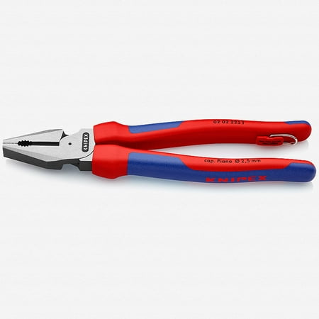 

Knipex 02-02-225-T 9 High Leverage Combination Pliers - MultiGrip Tethered Attachment