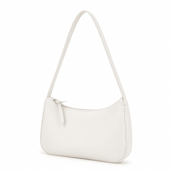 ELORIAH 2026 New White Purse Vintage Versatile Shoulder Bag for Women Elegant White Purses with Ample Storage,For Casual Outings,Parties,Work,Evening Events,Travel