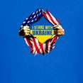 thumbnail image 3 of CafePress - I Stand With Ukraine Support Ukraine Flag T Shirt - Dark T-Shirt Kids XS-XL, 3 of 4