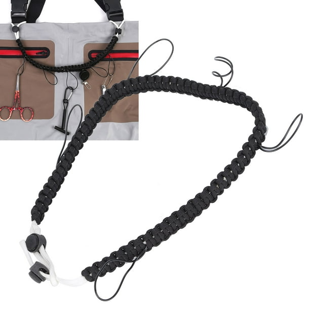 Fly Fishing Accessories Holder, Easy Access Portable Fly Fishing Lanyard  Nylon Braided For Fishing Accessories 