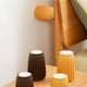 thumbnail image 5 of Paquete de 2 cabeceros de cama Riwesomey Antivibración Marrón, 5 of 6