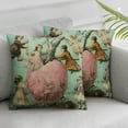 thumbnail image 3 of nygtbtfer Throw Pillow Covers Set of 2 Wild Village Cute Moon Green Velvet Cozy Decorative for Office Bedroom Sofa Pillow White, 3 of 7