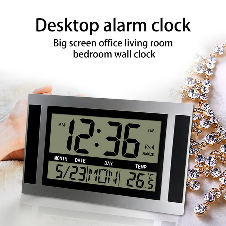 Large Digital Wall Clock LED Modern Clock Stopwatch Countdown Timer Watch  Big