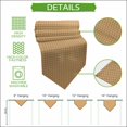 thumbnail image 5 of Vintage Plaid Table Runner Linen Burlap Table Runner 90 Inches Long Fall Farmhouse Grid Minimalist Pattern Orange Dresser Scarves for Kitchen Island Coffee Dining Room Party Holiday Decor 13"x90", 5 of 8