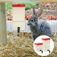 thumbnail image 3 of HLONK 2Pcs  Automatic Waterer Bunny  Dispenser   Drinking Equipment   Holder, 3 of 8