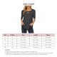 thumbnail image 3 of Top de manga corta para mujer Moda Casual Cuello redondo Escote hueco Color sólido Camisa de manga corta Negro M, 3 of 4