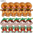 thumbnail image 4 of Globos navideños de dibujos animados, juguetes de Papá Noel de pie, muñeco de nieve, alce, globo de aluminio, decoración para fiestas de Navidad de Año Nuevo para niños, regalos, 4 of 5