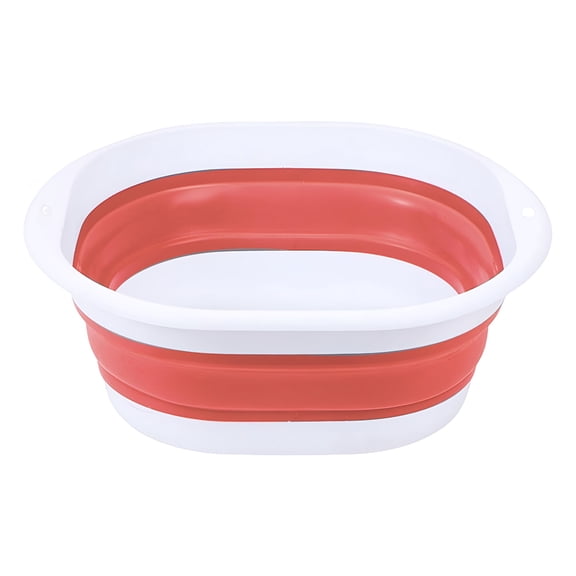 ACDANC Large Collapsible Bucket for House Cleaning,Camping,and More,Space Saving,Multiuse Water Bucket for Cleaning Mop,Lightweight and Portable (Pink) 6.69x9.05x3.54"