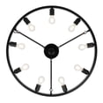 thumbnail image 5 of Golden Lighting Castile 9-light Semi-Flush Mount in Matte Black, 5 of 6