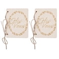 thumbnail image 1 of ZPSHYD 2 pièces livrets de vu de fête de cérémonie de Mariage, Accessoires de Livre de serment Accessoires de décoration Accessoires de Journal faveurs de Mariage(Type 1), 1 of 8