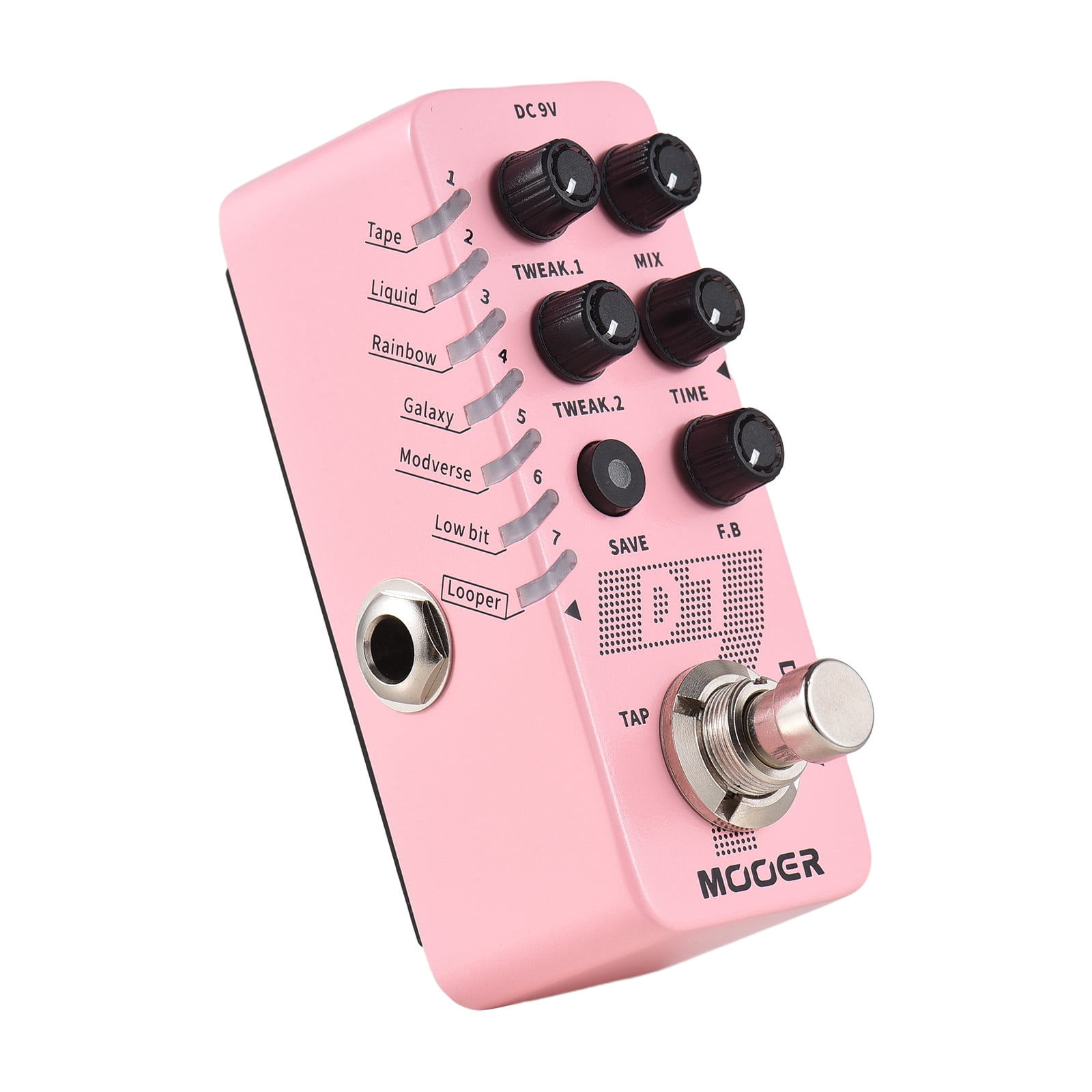 MOOER D7 Digital Delay Guitar Pedal with True Bypass Switch, 6