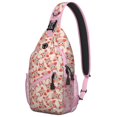 thumbnail image 1 of Fantasy Owl Night Sky Sling Backpack, Artistic Owl and Magical Moon Print Crossbody Bag with Hand-drawn Cartoon Bird Pattern, 1 of 5