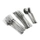 thumbnail image 2 of de cubiertos de plástico de 18 piezas, desechables, 8 tenedores de plástico, 8 cucharas de plástico, 8 cubiertos de plástico, de utensilio Plata Macarena Cubiertos Cubiertos Desechables, 2 of 8