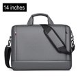 thumbnail image 3 of Maletín Oxford unisex para ordenador portátil, bolso de mano para oficina, para guardar documentos, color sólido, impermeable, para viajes, XA755ZC, 3 of 5