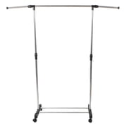 Zimtown Double Rolling Rail Adjustable Portable Clothes Garment Drying Rack Hanger