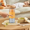 thumbnail image 2 of Mini Procesador de Alimentos de Alimentos Eléctrico de Doble Cabezal para Verduras, Carne, Frutas y Nueces Separación en Seco y Húmedo Naranja, 2 of 5
