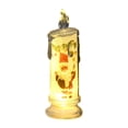 thumbnail image 3 of Christmas Flameless Candles With Santa Snowman Decals Battery Operated Christmas Lights Wire Christmas Net Lights Large Christmas Light Bulbs Rope Christmas Lights And Mini Clear String Lights, 3 of 3