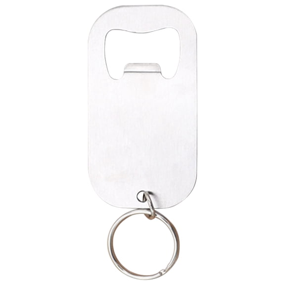 CSSJKYJ Bottle Opener Keychain, Stainless Steel Flat Bottle Opener, Beer Bottle Cap Opener for Beverage Can, Bartender Bottle Opener for Bar Kitchen Restaurant Party.(2.72x1.54in)