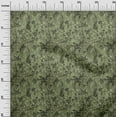 thumbnail image 3 of oneOone Viscose Jersey Olive Green Fabric Asian Batik Floral Craft Projects Decor Fabric Printed By The Yard 60 Inch Wide, 3 of 4