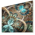 thumbnail image 1 of Design Art - Light Blue Fractal Flower, 1 of 5