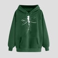 thumbnail image 2 of Ruimatai Women's Winter Hoodie Pullover Long Sleeve Print Sweatshirt Comfortable Stretchy Casual Fashion Blouse for Daily Wear, 2 of 5