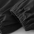 thumbnail image 4 of WEAIXIMIUNG Men's Cargo Pants Black 54X32 Male Straight Leg Cargo Slacks Solid Color Loose Wide Leg Slacks, 4 of 7