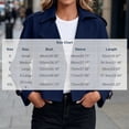 thumbnail image 3 of Mifsaly Womens Cropped Trench Coat Notched Lapel Double Breasted Fall Jackets Trendy 2026 Classic Daily Outdoor Dating Wedding Party Work Office Casual Outfits Navy,XL, 3 of 6