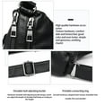 thumbnail image 6 of Woman PU Crossbody Bag Storage Casual Shoulder Large Capacity Tote Handbag Organizers Female Fashion Portable Messenger Bags Gray, 6 of 8