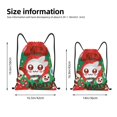 thumbnail image 2 of Pofeuu Pokemon for Water-Resistant 210D Drawstring Bag Compact Foldable Design Gym Yoga Travel Essentials Lightweight Carryall-Medium, 2 of 6