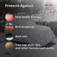 thumbnail image 3 of Weatherproof Truck Cover Compatible with 1960-1989 GMC C-K Regular Cab & Camper Shell - 5L Outdoor & Indoor - Protect from Rain, Snow, Hail, Sun - Theft Cable Lock, Bag & Wind Straps, 3 of 9