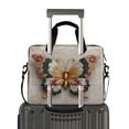 thumbnail image 2 of 16" Laptop Briefcase for Work Travel Laptop Shoulder Bag Carrying Handbag Laptop Case Gorgeous Colors Butterfly, 2 of 8