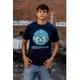 thumbnail image 4 of Classic Video Game Pixelated Mega Man Unisex Plus Size Graphic Tee Brisco Brands 2X, 4 of 5