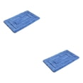 thumbnail image 3 of Bearachild Alfombra De Baño Antideslizante Para Escalones Seguros Y Protección Del Piso Fuerte Agarre Baño Absorción De Agua Azul 40x60 CM Azul 40x60CM 2Conjunto, 3 of 6