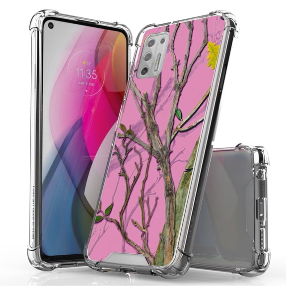 ANJ  Hybrid Slim Hard Back Cover Case Flexible Bumper for Motorola Moto G Stylus 2021 - Mexican Skullcap