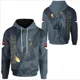 thumbnail image 1 of Sudadera con capucha informal de moda con estampado digital 3D de Pikachu Anime Pokemon Elf, regalo de cumpleaños, 1 of 1