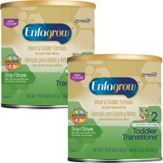 Enfagrow Toddler Transitions Soy Infant & Toddler Formula Powder 21 oz. Can, Buy 2 Save $5.00