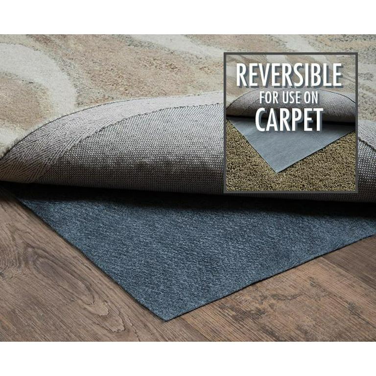 Slide-Stop® Multi-Surface Reversible Non-Slip Cushion Rug Pad, 1/4 Thick,  Floor Protection, for 4'x6' Area Rug, Gray - On Sale - Bed Bath & Beyond -  34062671